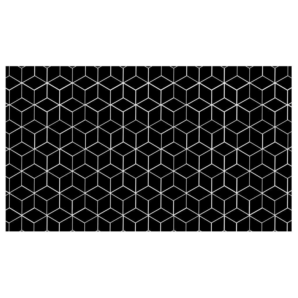 Mat de protección de inducción de SCANPART 90x52 cm de silicona negra