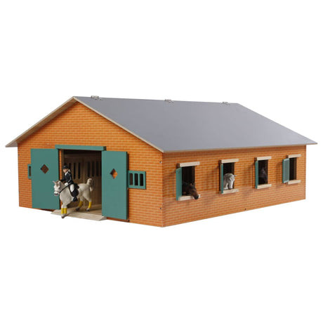 Kids Globe Globe Globe Paardenstal met 7 boxen, 1:24