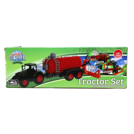 Kids Globe Globe Globe Tractor met Giertank, 49cm