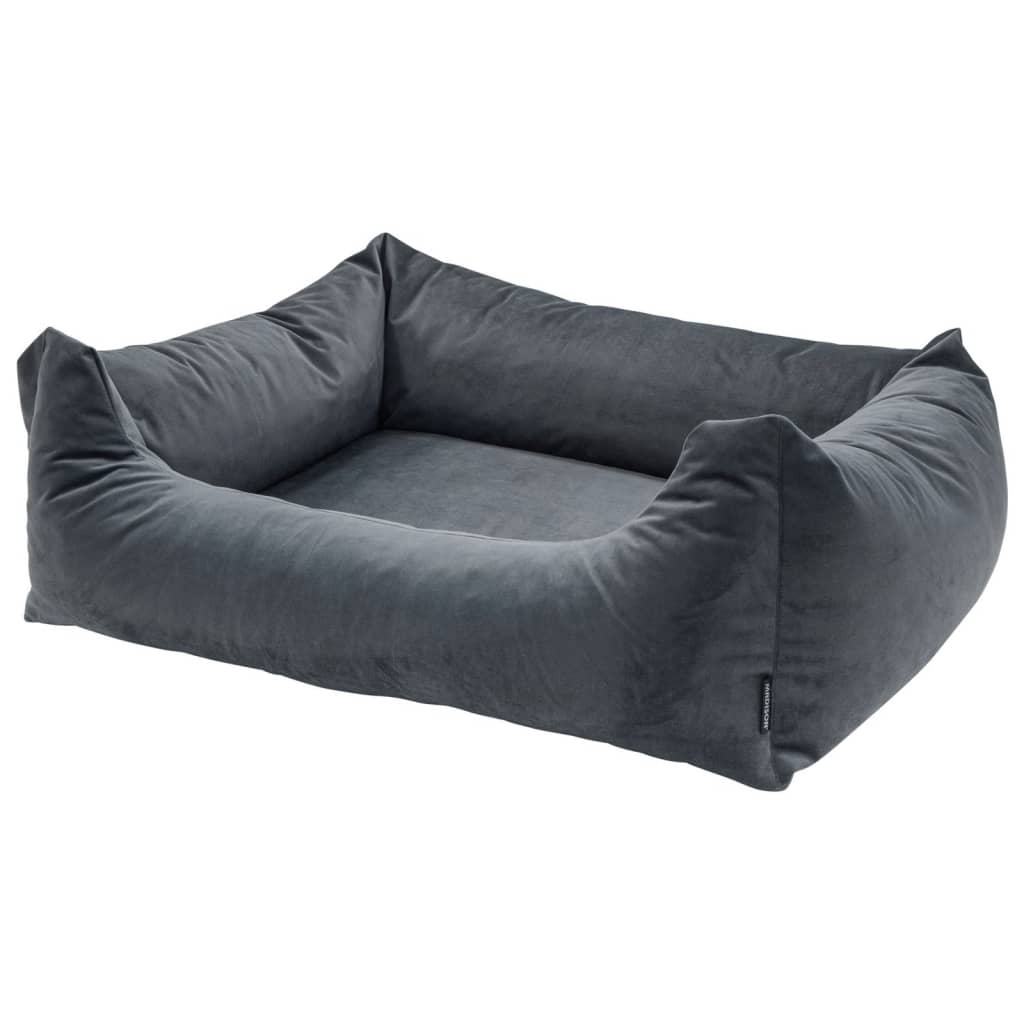 Madison dog bed velvet 100x80x25 cm gray