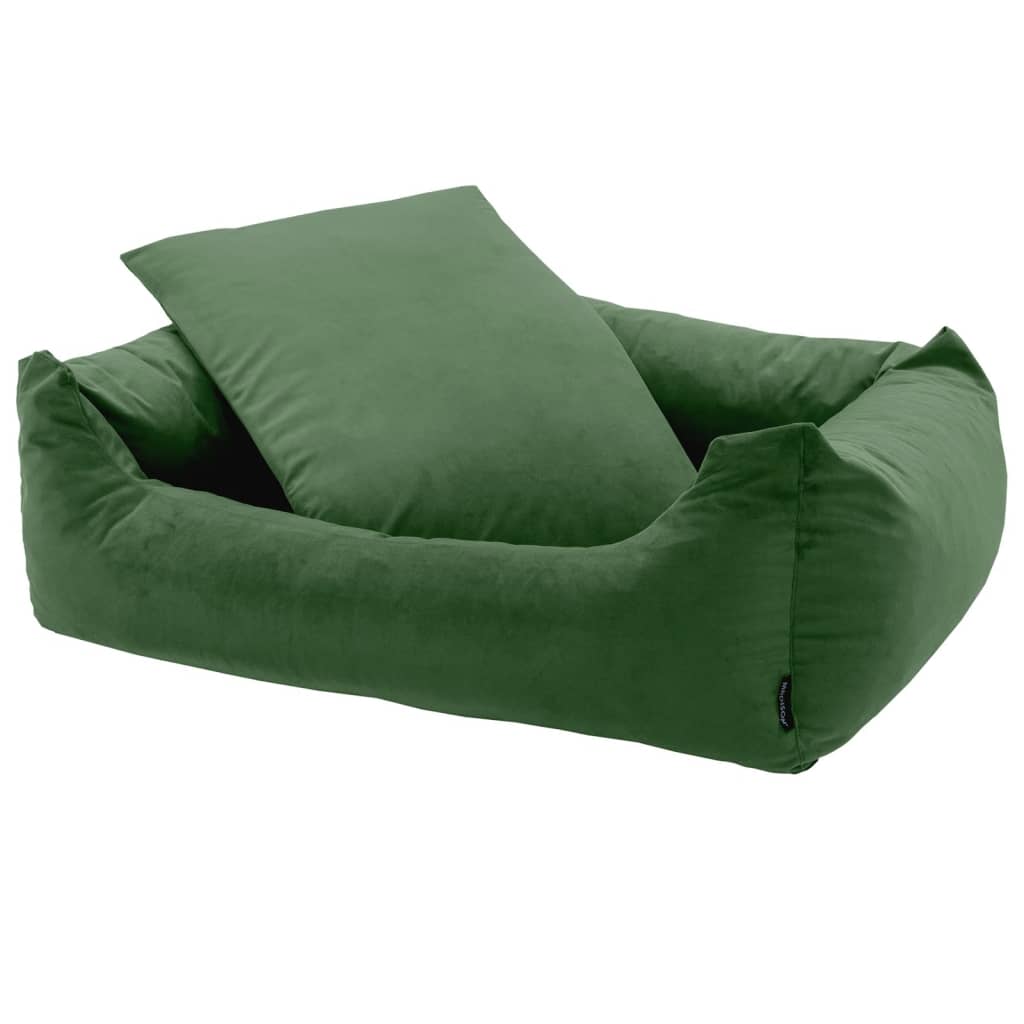 Madison Dog Bed Velvet 120x95x28 cm verde