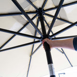 Madison Parasol Mykanos 250 cm šedá