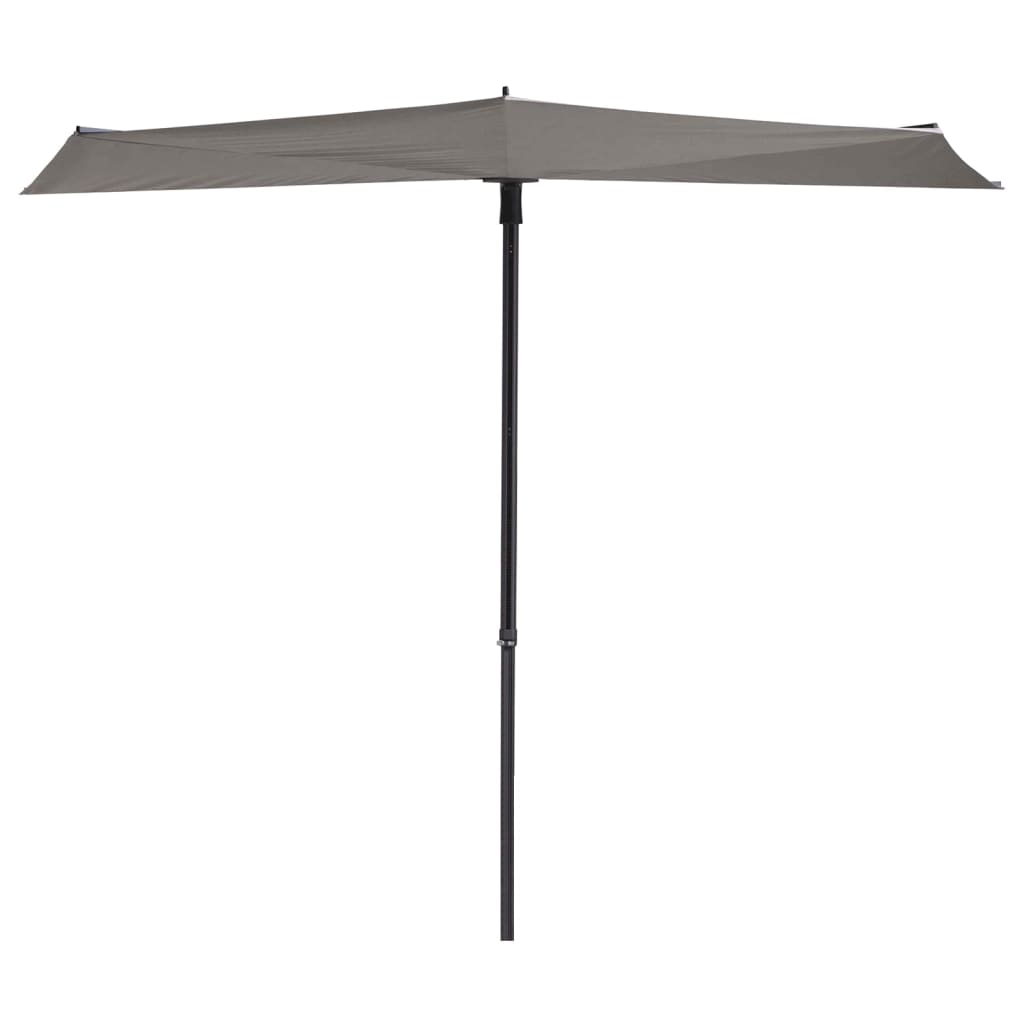 Madison Balcony Parasol Sun Wave 270x150 cm Gris clair