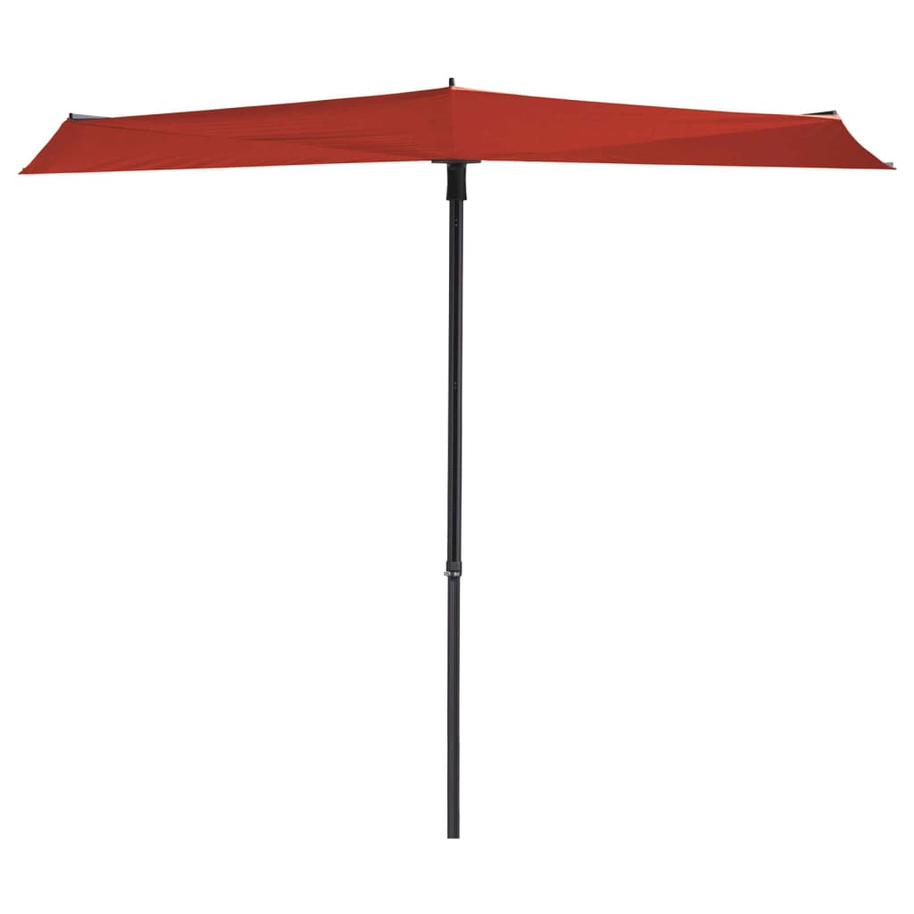 Madison Balcony Parasol Sun Wave 270x150 cm tegelröd