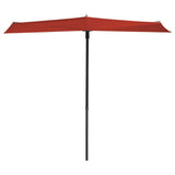 Madison Balcony Parasol Sun Wave 270x150 cm ladrillo rojo