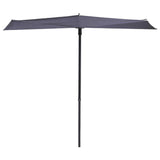 Madison Balcony Parasol Sun Wave 270x150 cm de zafiro azul