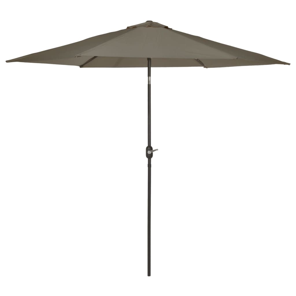 Madison Parasol Teneriffa rund 300 cm Grau