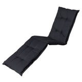 Madison Lounger Cushion Basic 200x60 cm svart