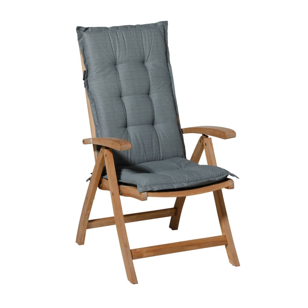 Madison Chair -pute med høy rygg grunnleggende 123x50 cm grå