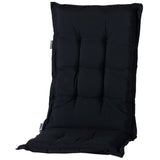 Cuscino della sedia Madison con Panama posteriore alto 123x50 cm nero