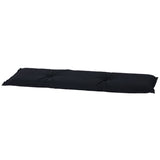 Madison Bank Cushion Panama 180x48 cm noir