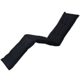 Madison Lounger Kissen Panama 200x60 cm Schwarz