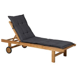 Madison Lounger polštář Panama 200x60 cm šedá