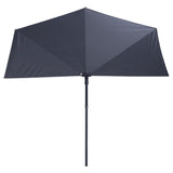 Madison Balkon Sončni val Parasol 270x150 cm sivi PAC3P014