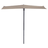 Madison Balcony Parasol Sun Wave 270x150 cm ecru pac3p016