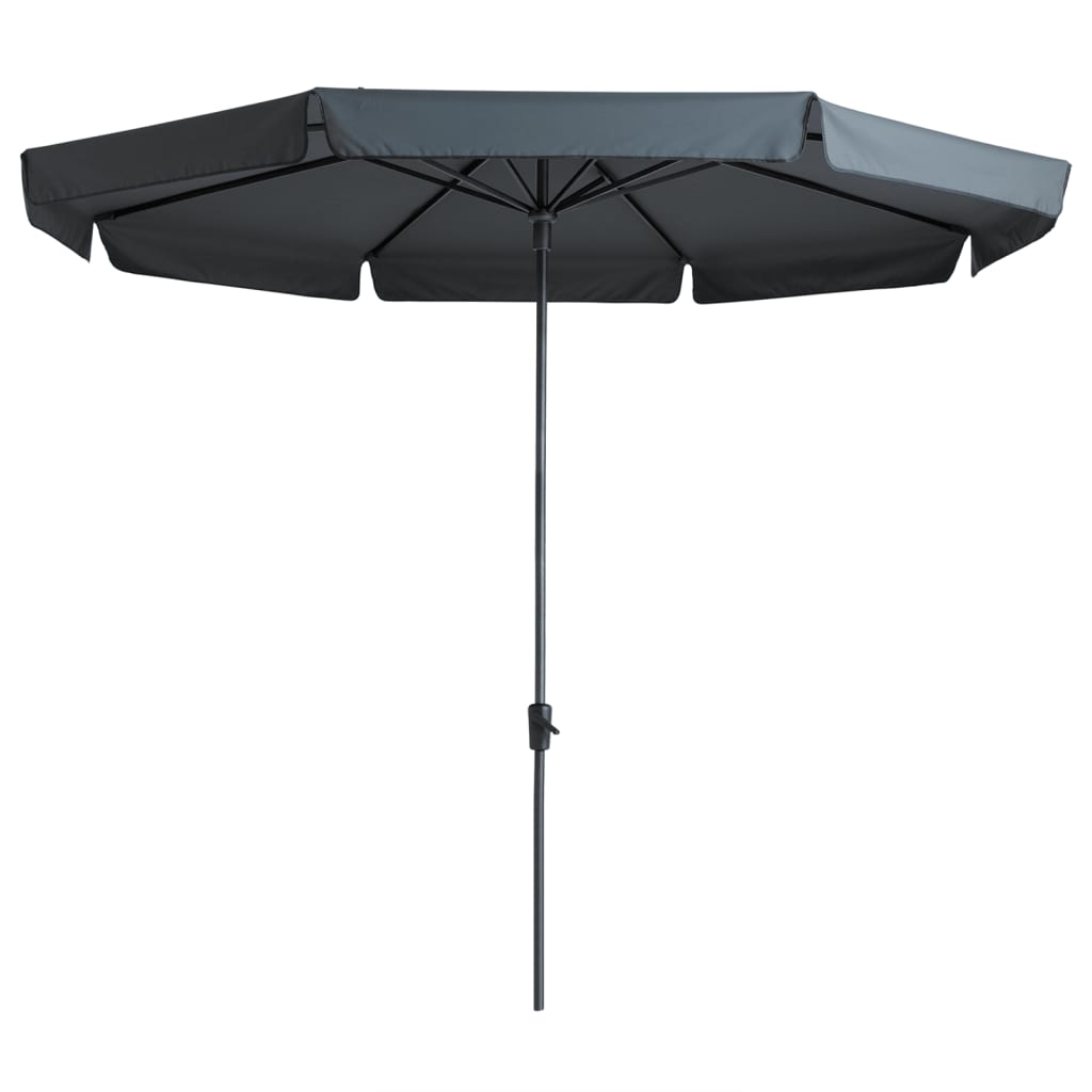 Madison Parasol Syros Luxury Round 350 cm Gray