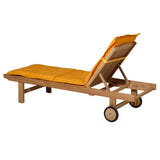 Madison Lounger Kissen Panama 200x60 cm Goldfarbe