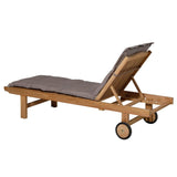 Madison Lounger Blaphion Basic 200x60 cm Taupe