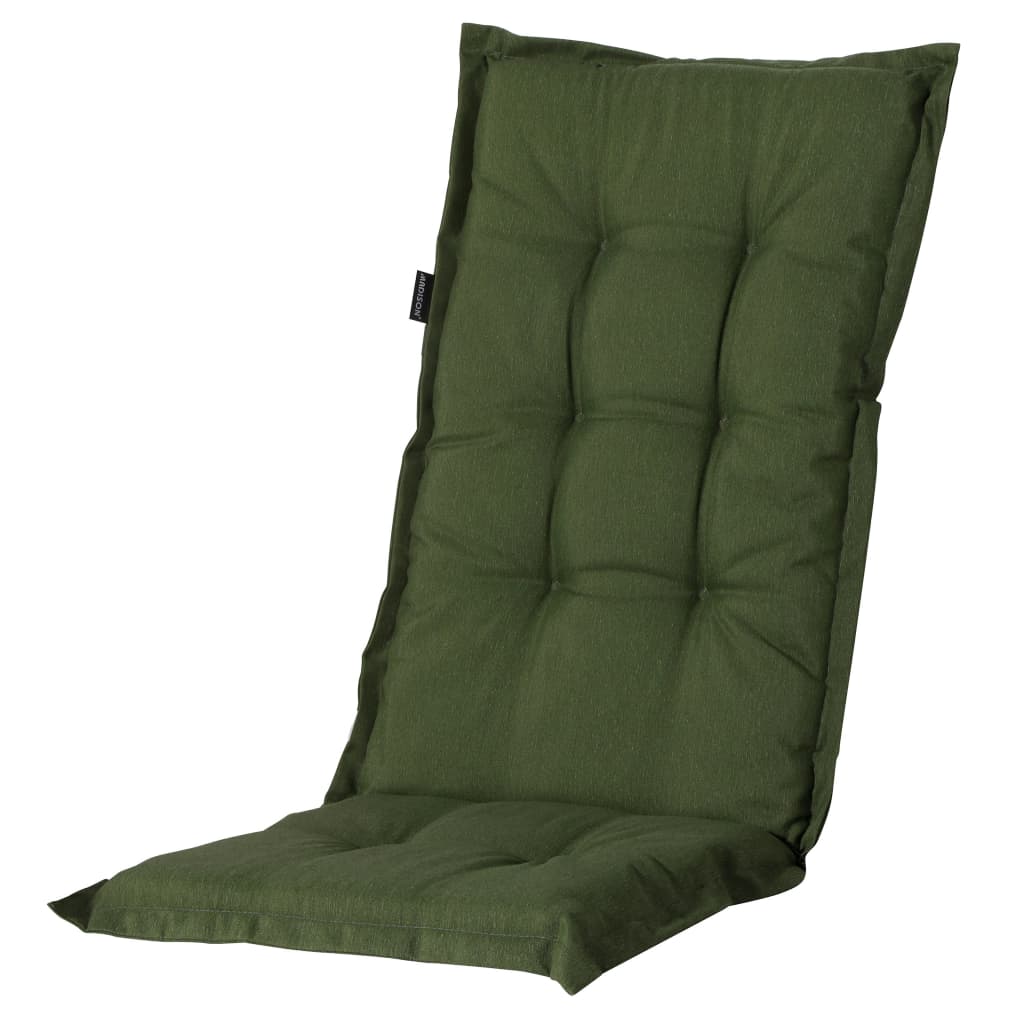 Madison chair cushion with high back panama 123x50 cm green