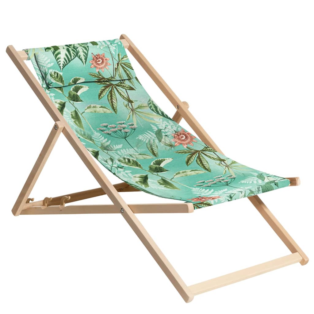 Madison Beach Stuhl Mauel 55x90x87 cm Holz blau