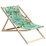 Chaise de plage de Madison Mauuel 55x90x87 cm Bleu en bois