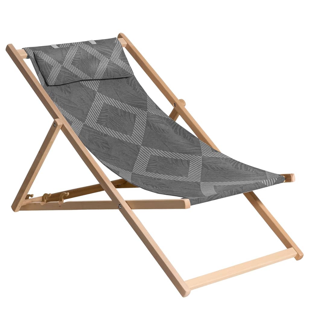 Madison Beach Chair Demi 55x90x87 cm tre grå