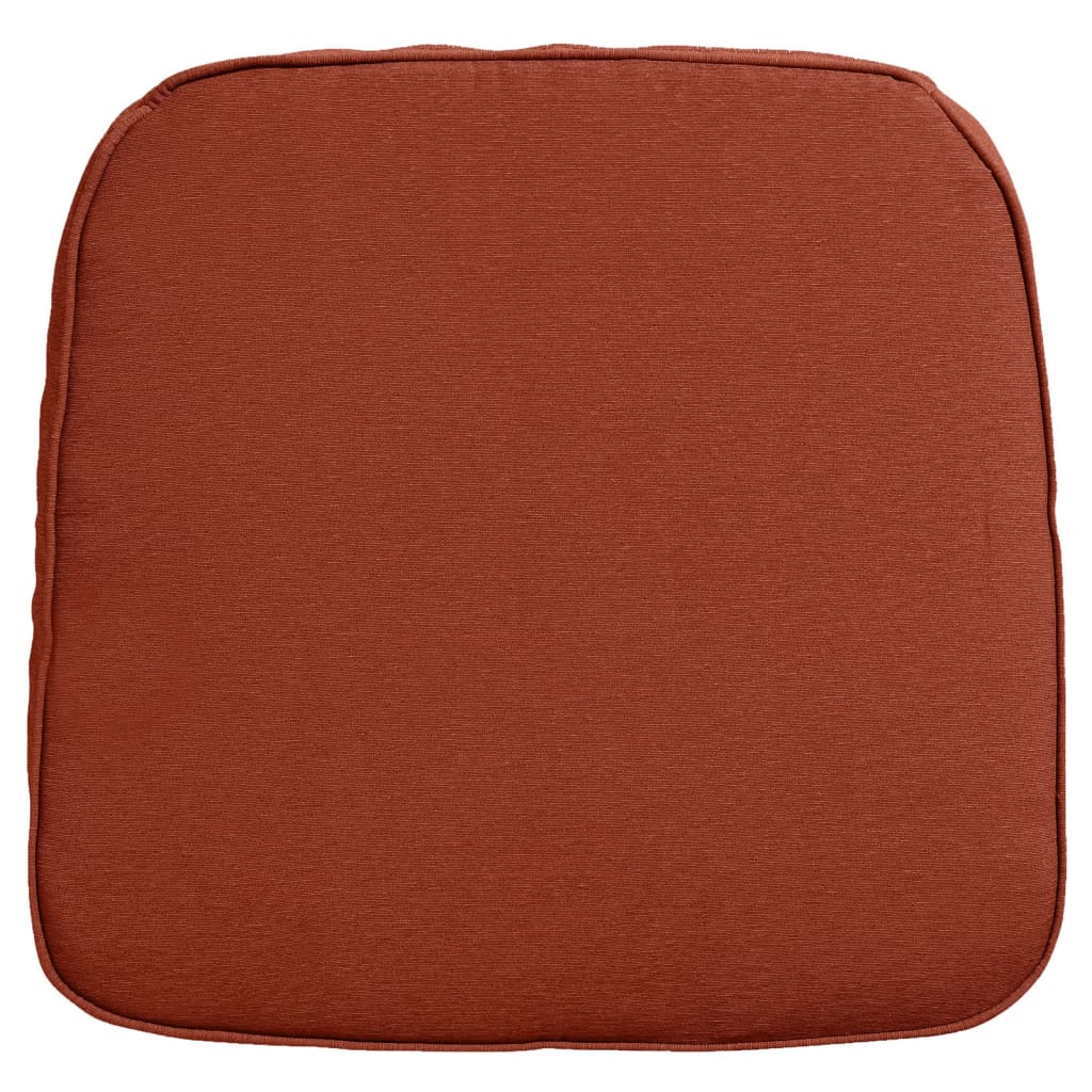 Cuscino di sedile Madison per sedia da giardino di vimini Panama 48x48 cm Terracotta