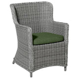 Madison Sëtz Këssen fir Wicker Gaart Chairy Panama 48x48 cm gréng