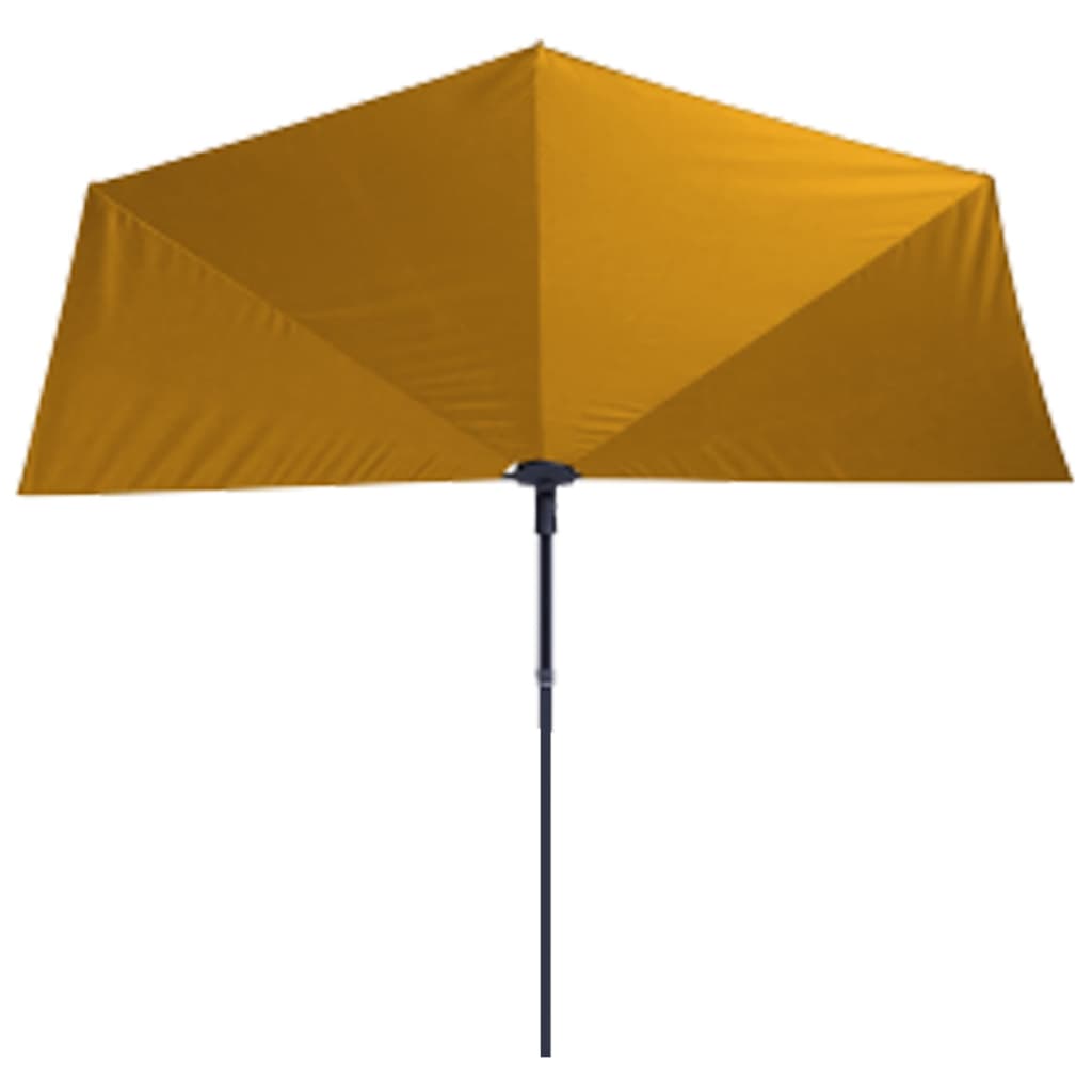 Madison Balkon Parasol Sonnenwelle 270x150 cm Golden gelb