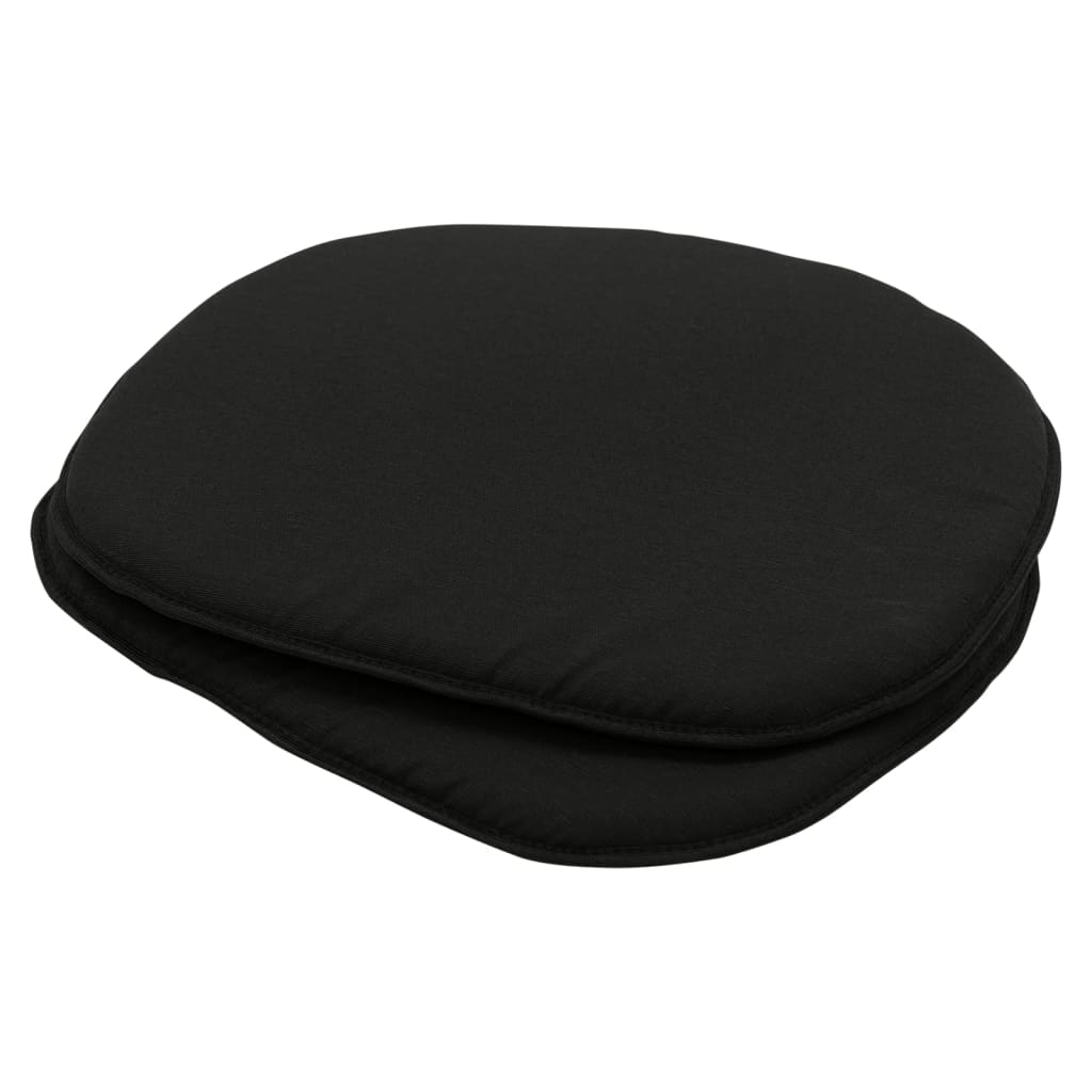 Madison Seat Cushions 2 st Panama 39x36 cm svart