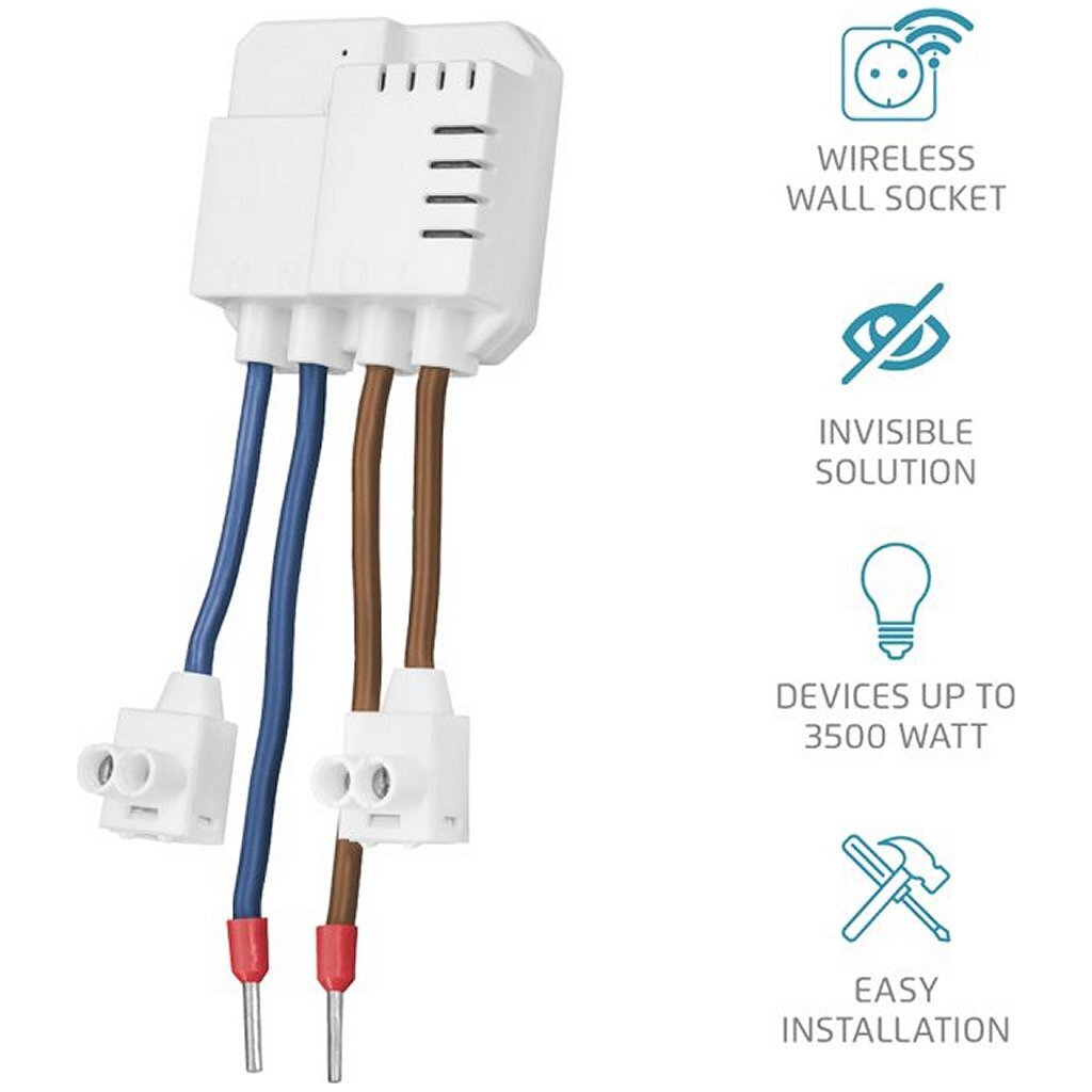 KlikAanKlikUit KlikAanKlikUit AWS-3500S Ingebouwde Mini-hoofdschakelaar