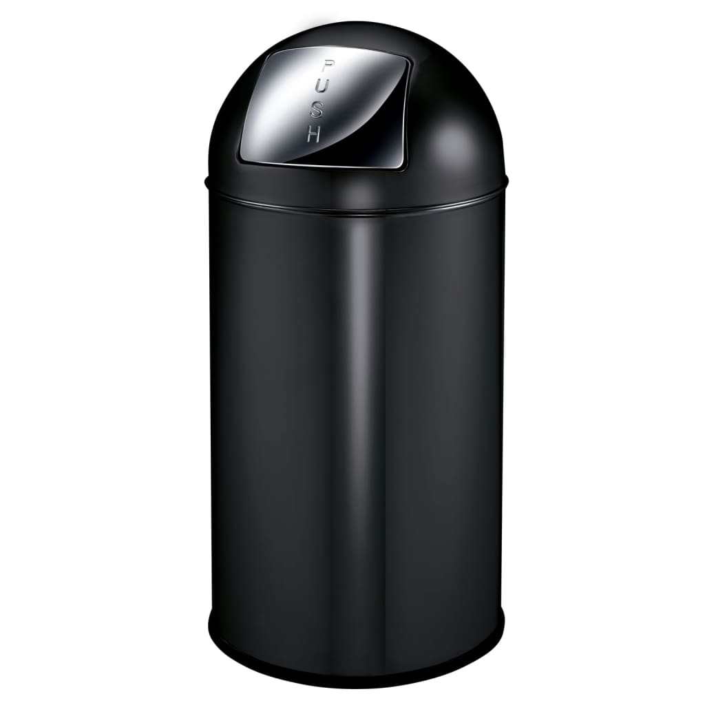 Eko Eko Waste Bin z pokrywą ciśnieniową 40 ​​l Matte Black