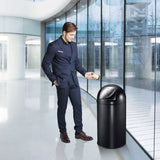 Eko Eko Waste Bin z pokrywą ciśnieniową 40 ​​l Matte Black