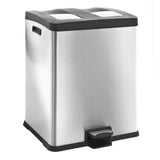 Eko Eko Pedal Bin Rajbe 2x30 L Matzilverkleg