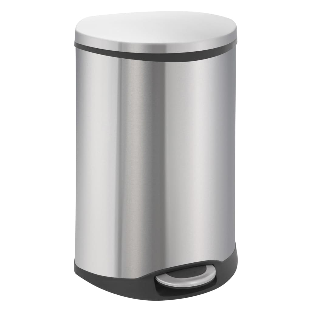 Eko Eko Pedal Bin Shell 50 l Matte silberfarben