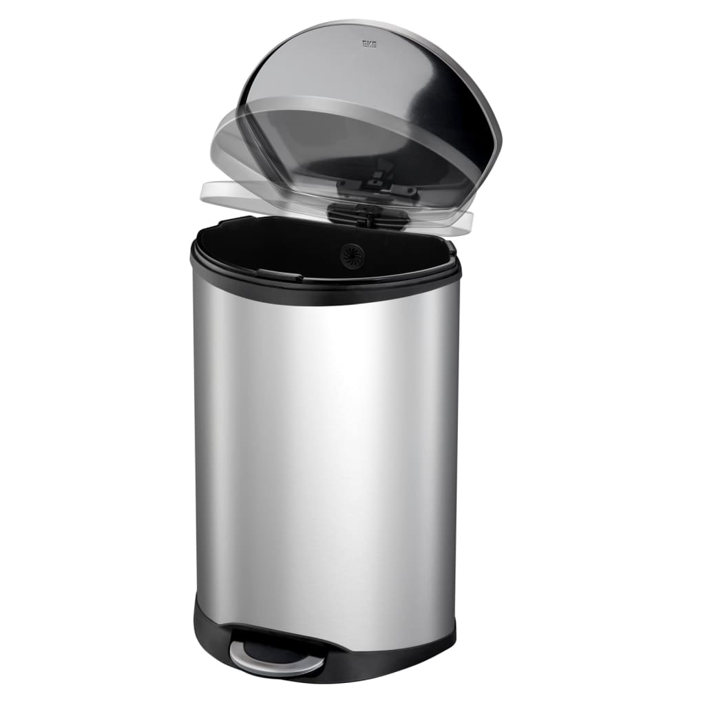 Eko Eko Pedal Bin Shell 50 l Matte silberfarben