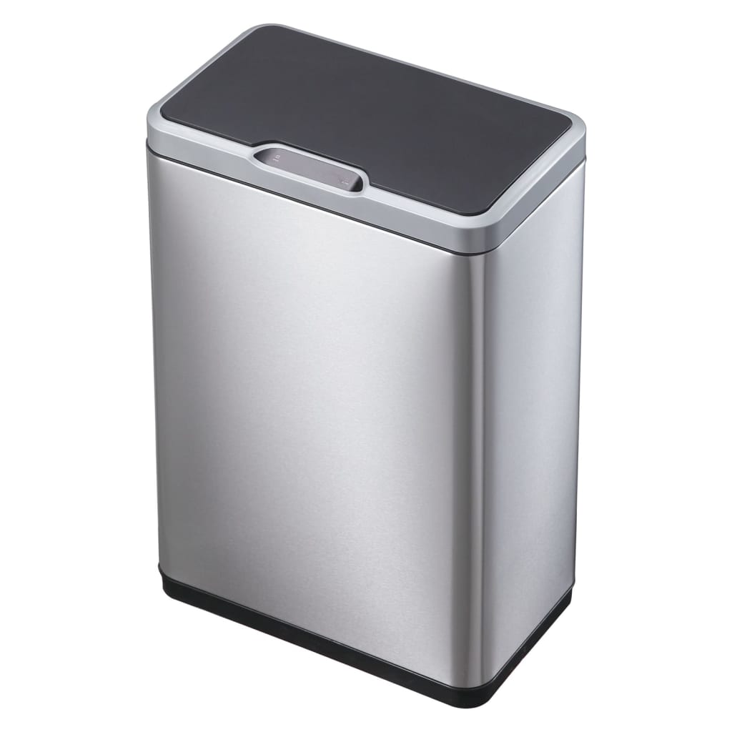 EKO EKO garbage can with sensor 2x20 l Matt silver -colored