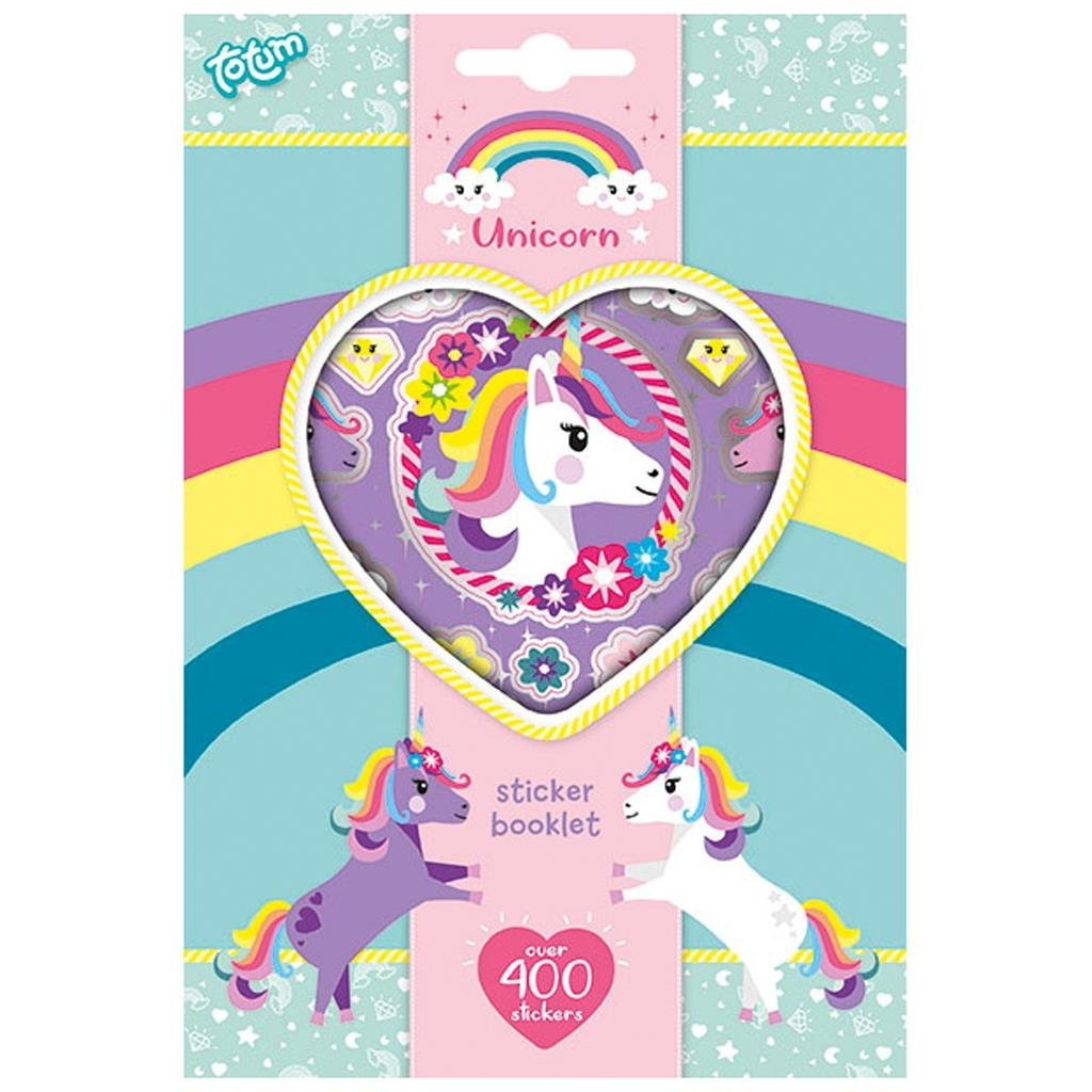 Totum Unicorn Sticker Sheets, 4st.