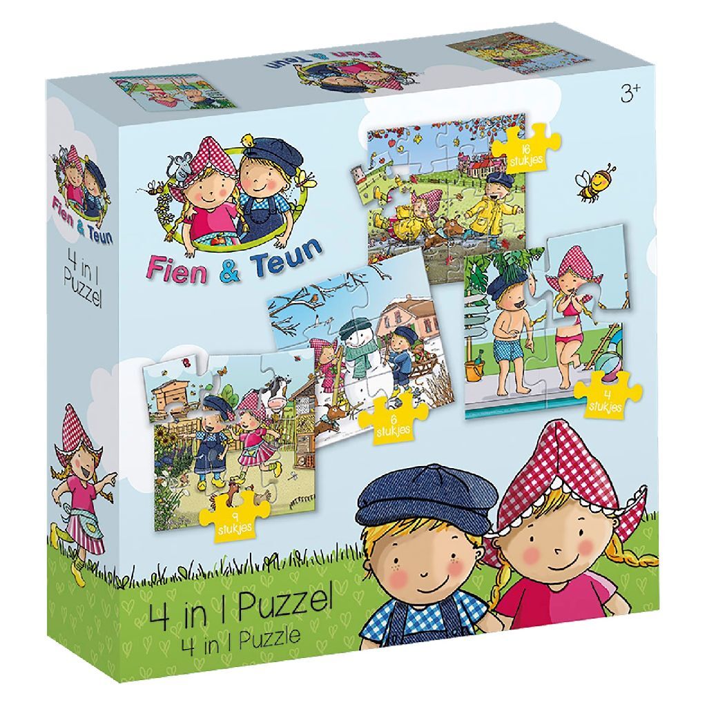 Bambolino Toys Fien Teun Puzzel 4in1