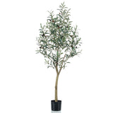 Emeraud Emerald Artificial Plant dans Plastic Pot Olive Tree 140 cm