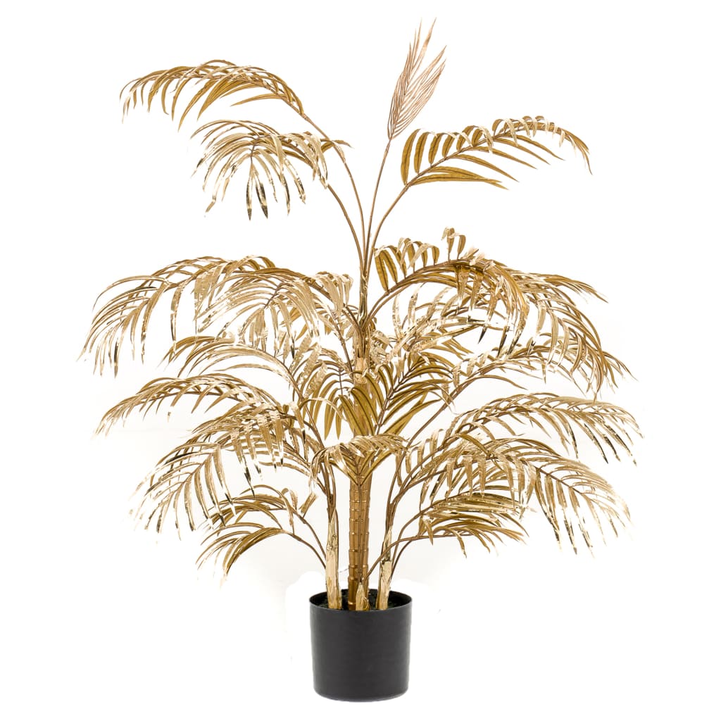 Emerald Emerald Art Plant Areca Palm Tree 105 cm guldfärgad