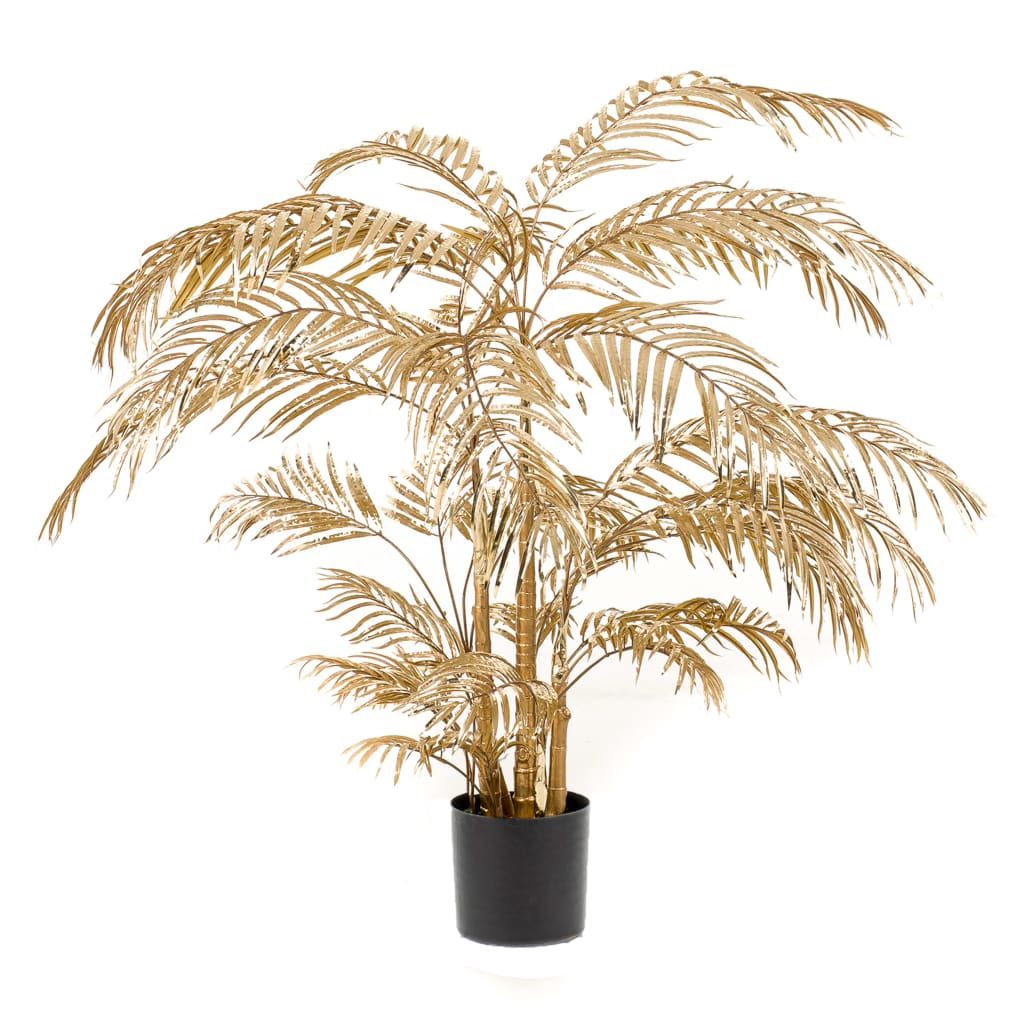 Emoragd Smaragd Art Planz Gold Palm 145 cm Gold faarweg