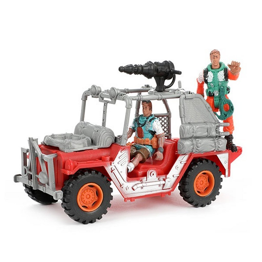 World of Dinosaurier spielen Set Jeep mit Dino