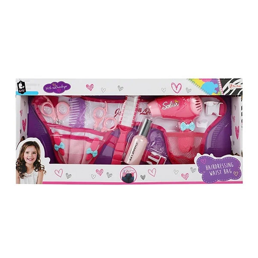 TOI-TOYS Set di parrucchiere rosa