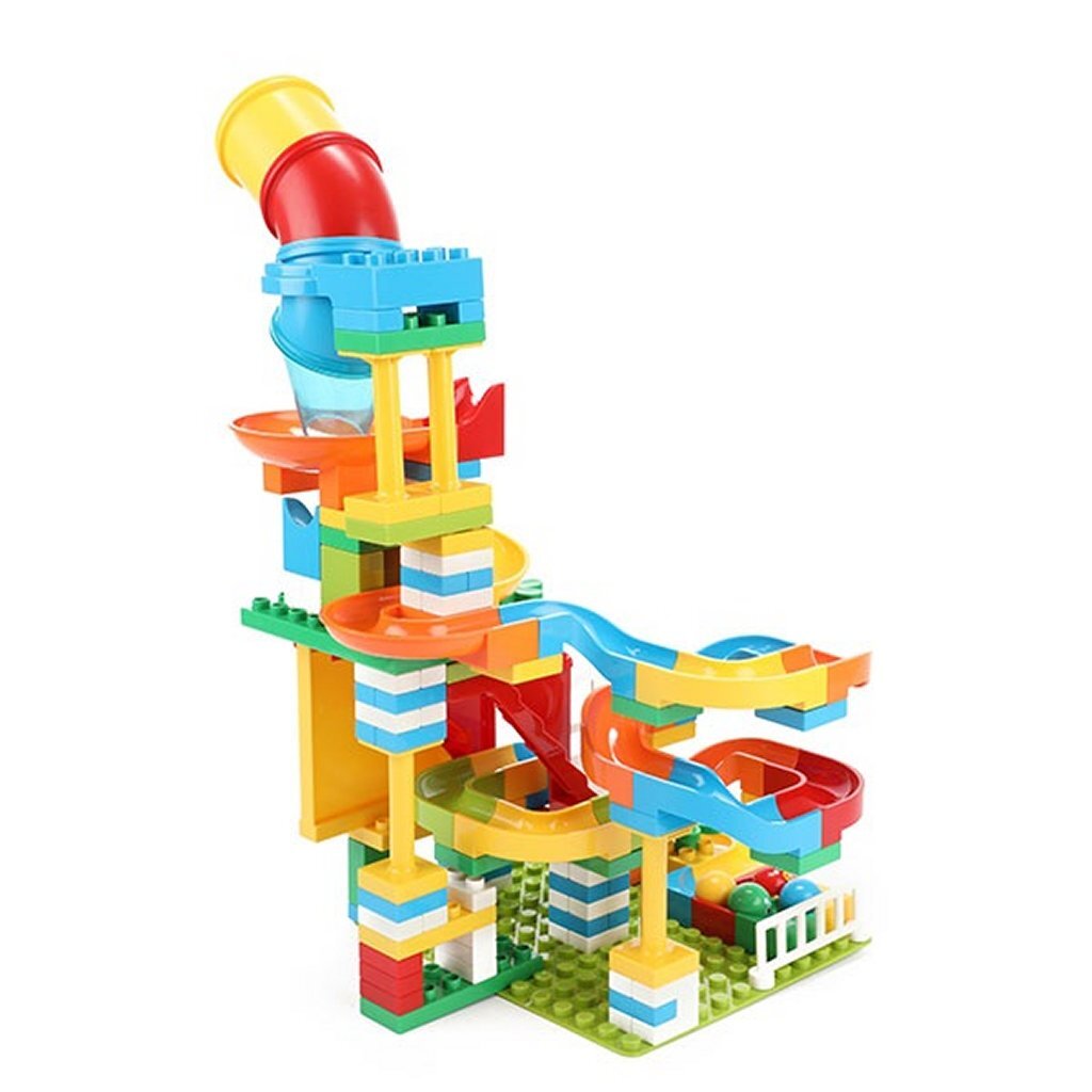 TOI-TOYS BLOCKS BLOCALS BLOCKS Knikkerbaan 133 pièces