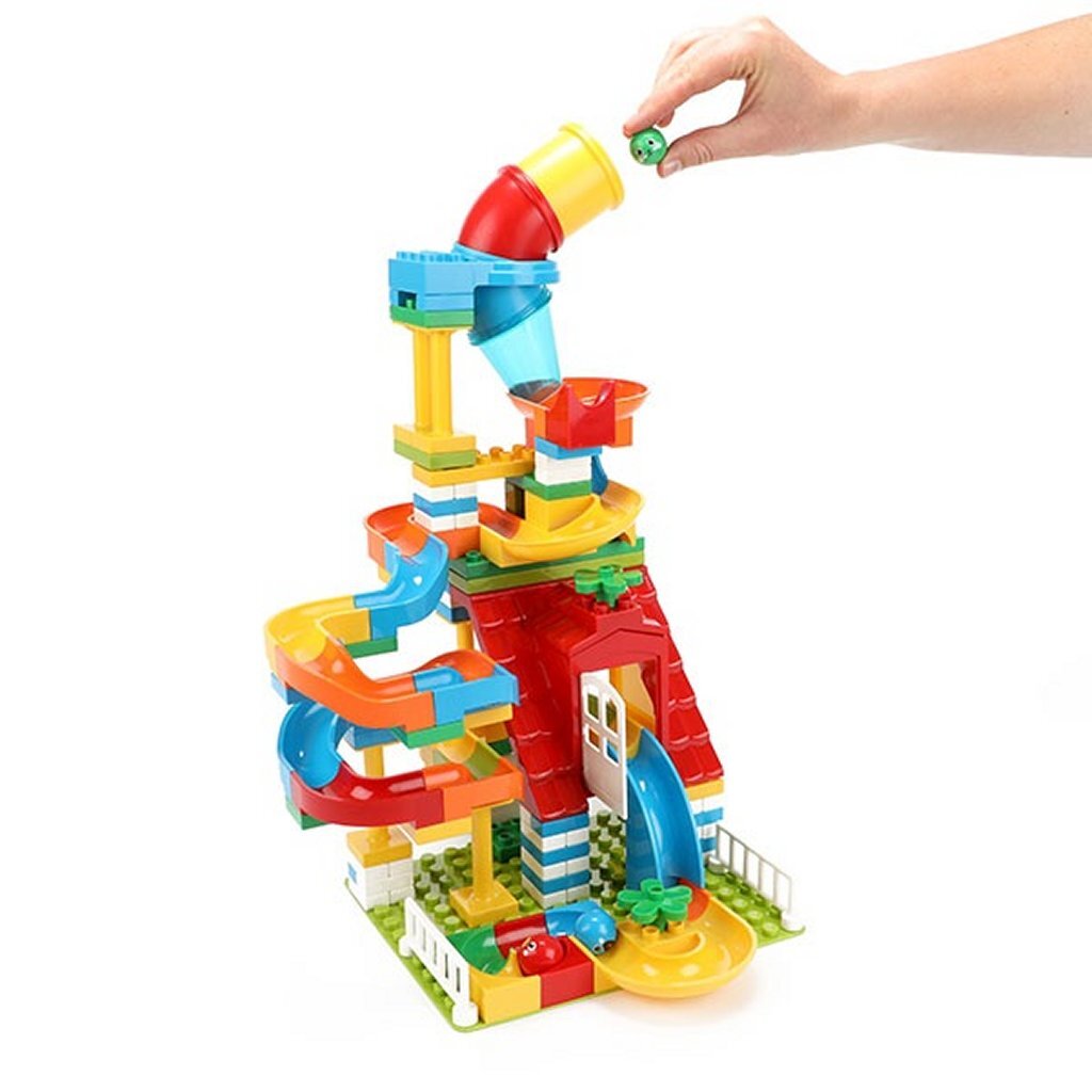 Toi-Loys Blocks Building Blocks Knikkerbaan 133-Piece