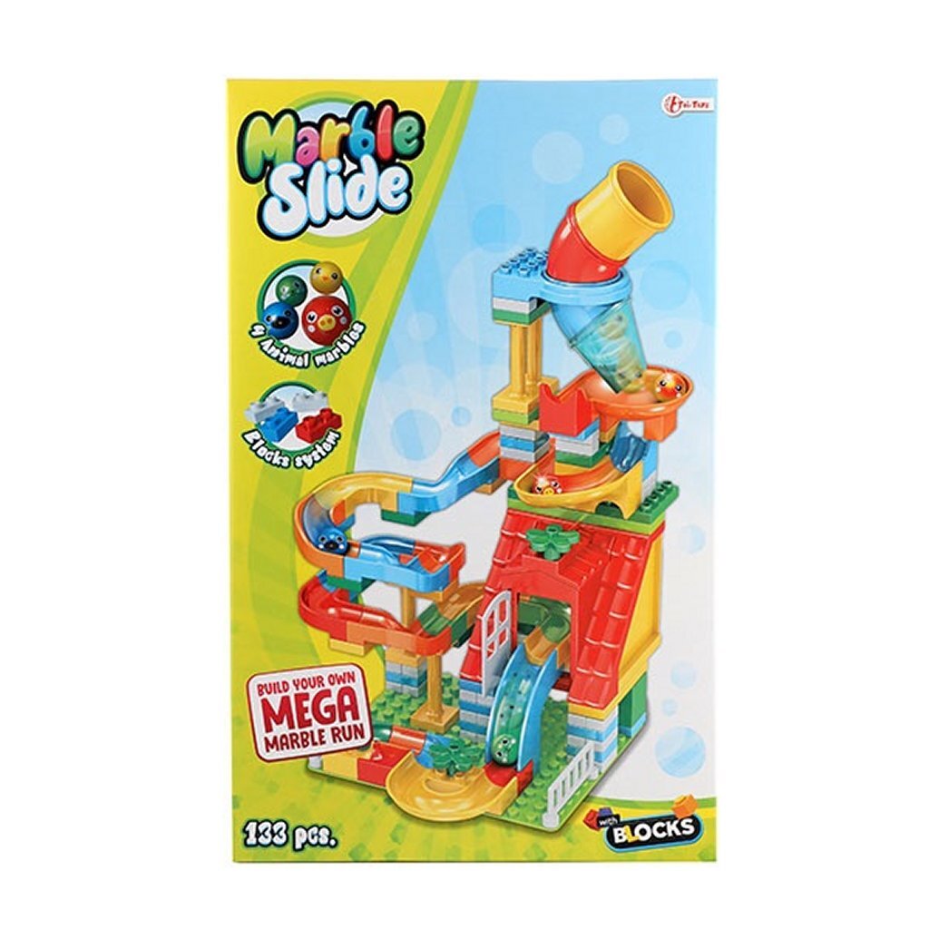 Toi-Toys Blocks Building blocks Knikkerbaan 133-piece