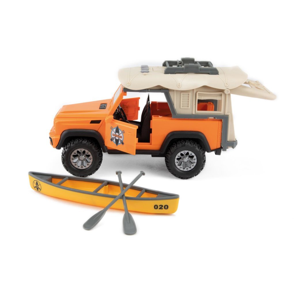 Toi-Toys Animal World Jeep en Kano met Licht en Geluid