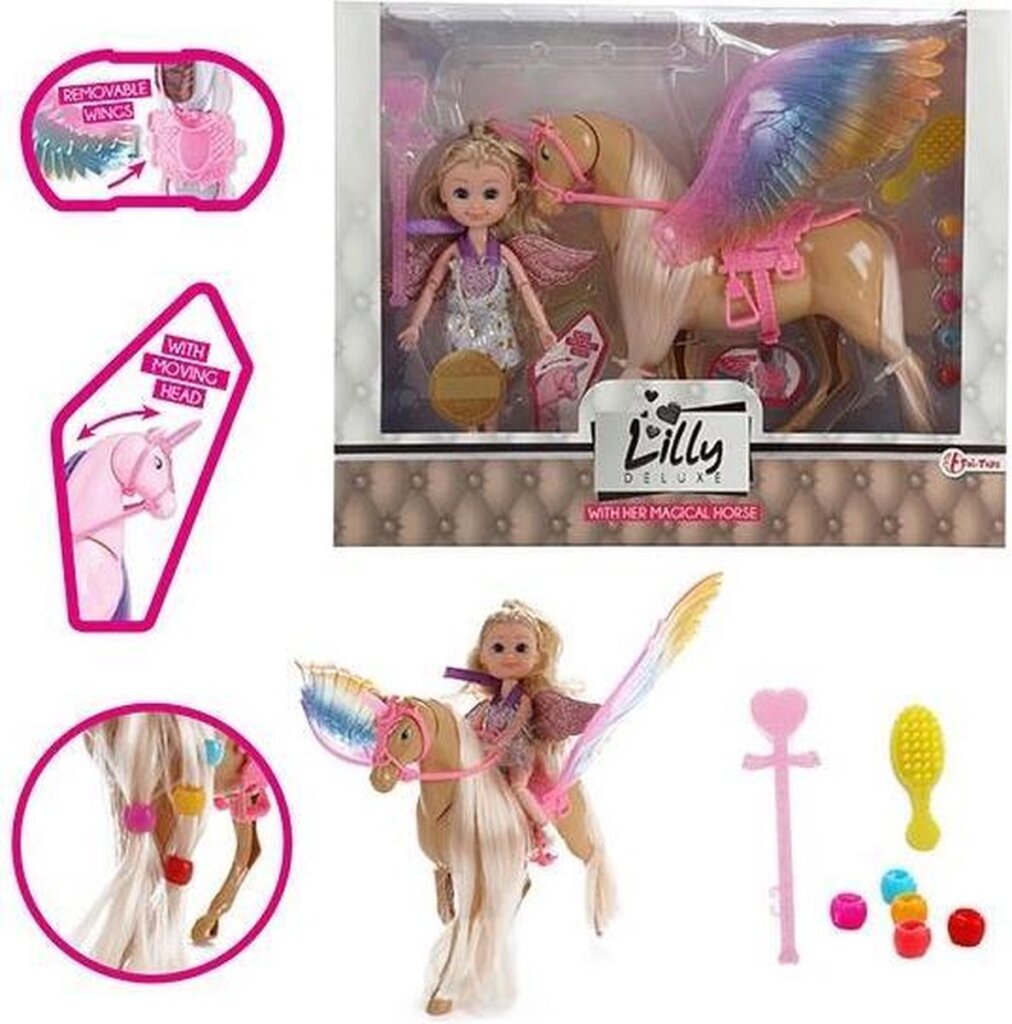 Lilly Teenage Pop 15cm s pohyblivým jednorožcem Lauren