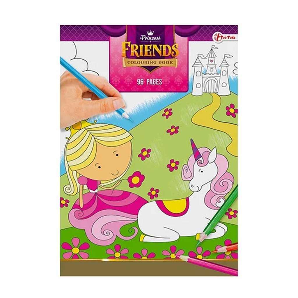 Princess Friends Color Book 96 Pages